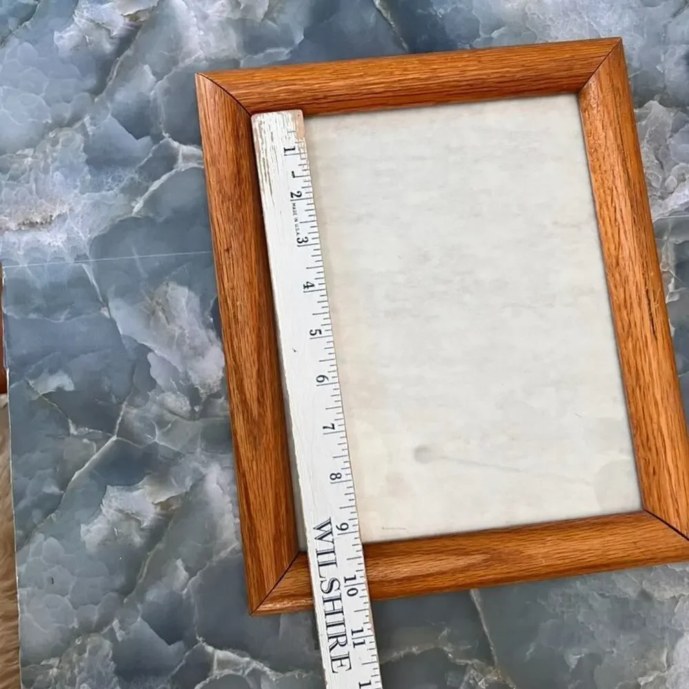 Vintage Solid Oak Picture Frames 11 x 9